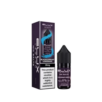 Elux Legend Blackcurrant Lemonade Nic Salt vape Juice - 10mg