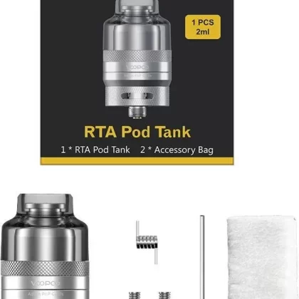VooPoo RTA Pod Tank - Ecigdepot