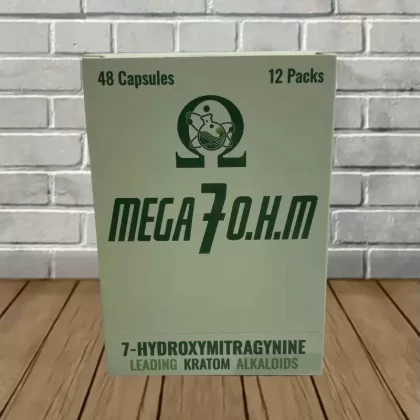 Mega 7 O.H.M 7-Hydroxymitragynine Extract Capsules Full Case (12ct)