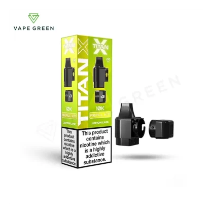 Lemon Lime Prefilled Pod Refill Kit by Titan X