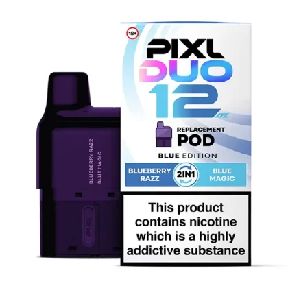PIXL Duo 12 Pods - Flavour#Blue Edition>Cherry Edition>Fantasy Edition>Lemonade Edition>Lime Edition>Mint Edition>Pink Edition>Purple Edition>Raspberry Edition>Red Edition>Strawberry Edition