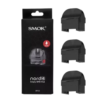 Smok Nord 4 Empty Pods 3pk - rpm empty pods, rpm2 empty pods