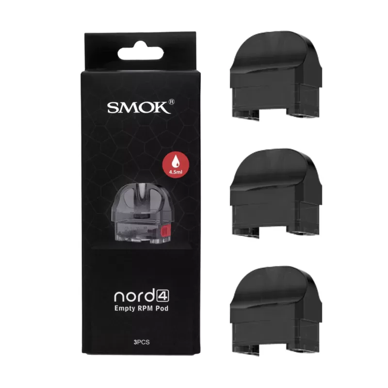 Smok Nord 4 Empty Pods 3pk - rpm empty pods, rpm2 empty pods