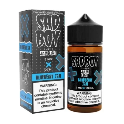 SadBoy JamLine Blueberry Jam Synthetic Nicotine 100ml E-Juice