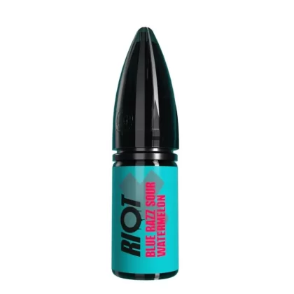 Blue Razz Sour Watermelon Nic Salts E-Liquid Riot X by Riot Squad (10ml) - 5mg