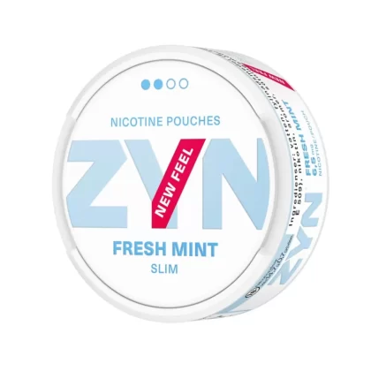 ZYN Fresh Mint Slim S2 – All White Portion