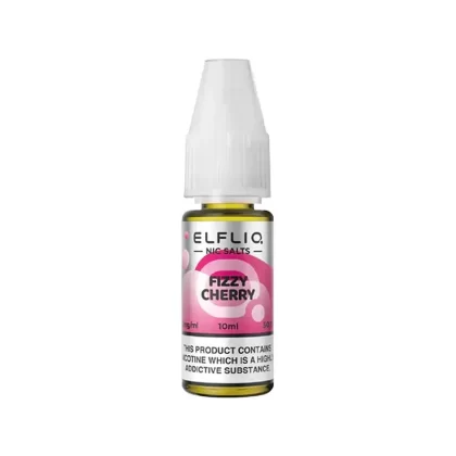 Elf Bar Elfliq Fizzy Cherry Nic Salt E-Liquid - 20mg - Vape Product (51D867)