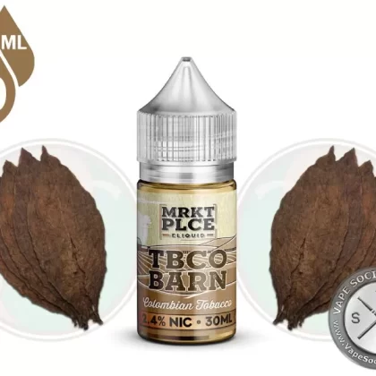Colombian Tobacco TBCO BARN by MRKT PLCE Salt 30ml