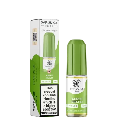 Apple Peach Nic Salt E Liquid by Bar Juice