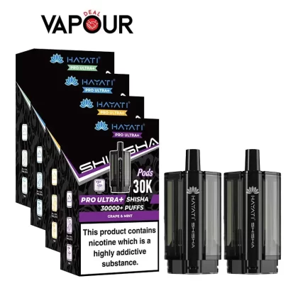 Hayati Pro Ultra Plus Shisha 30K Pods - Sex on the Beach / Love 66 & Kiwi - Vapourdeal Co