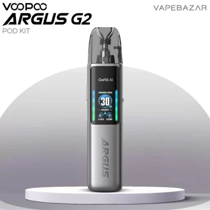 VooPoo Argus G2 Podsystem – Astral Silver - Pod Kit / 1100 mAh / 3 ml / USB-C / Astral Silver