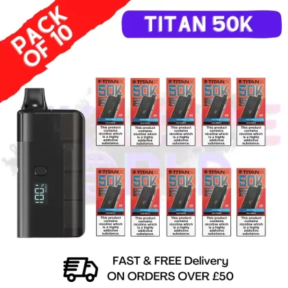 Cola Freeze Titan X 50000 Puff Pod Kit Box Of 10