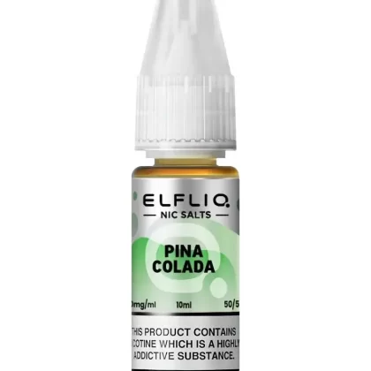 Elf Bar Elfliq Pina Colada Nic Salt Vape Juice - Strength 20mg