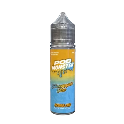 Pod Monster Salt Pineapple Ice eJuice - Vape Product; Vape Product, Vape Product (6BC44F)