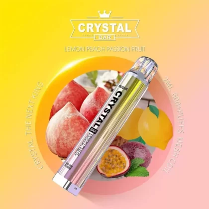 SKE Crystal Bar 600 – Lemon Peach Passion Fruit - Passionsfrucht / Zitrone / Pfirsich