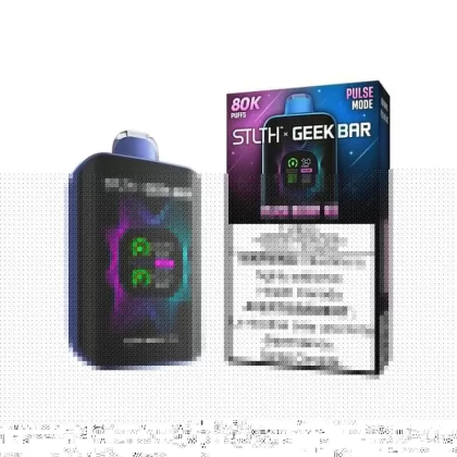 STLTH X GEEK BAR DISPOSABLE – 80k PUFFS – Peach Berry Ice