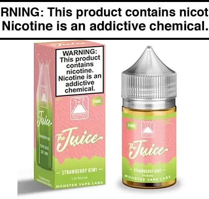 STRAWBERRY KIWI BY THE JUICE SALT 30ML - Vapejuice