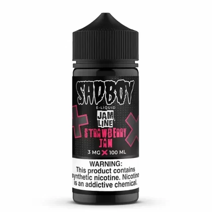 Sadboy Strawberry Jam Sugar Cookie Vape Juice 100mL