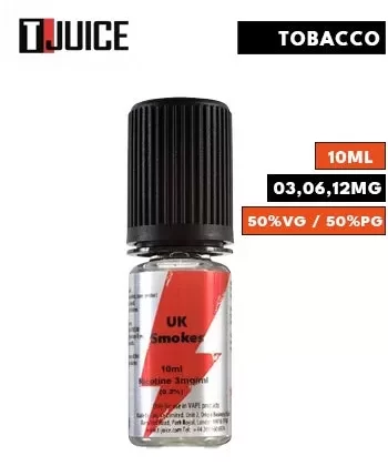 UK Smokes eLiquid by T-Juice - 12mg / 10ml - Londonvapehouse