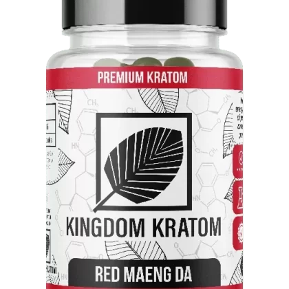 Kingdom Kratom Red Maeng Da Kratom Capsules