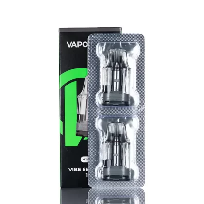 Vaporesso Vibe Replacement Pods - Pack of 2 - 0.8lhm Dual Mesh - 4.5mL
