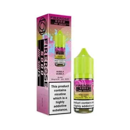 Hubbla Bubbla Firerose 5000 10ml Nic Salt E liquid