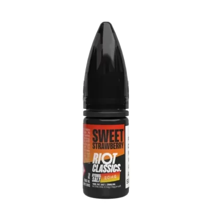 Sweet Strawberry Hybrid Salt E-Liquid by Riot Squad (10ml) - 5mg