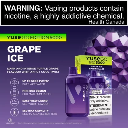 VUSE GO 5000 – GRAPE ICE