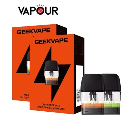Geekvape Q Pods (V2) - 0.6ohm - Top-Fill