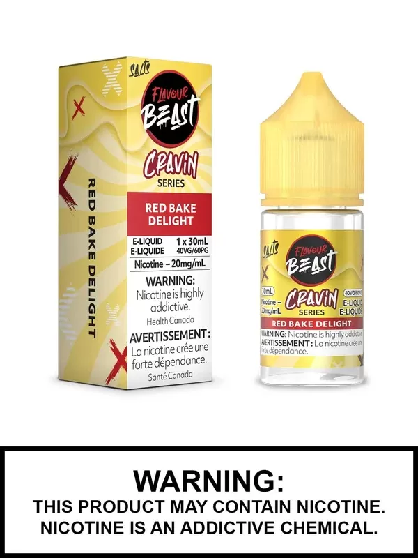 Red Bake Delight by Flavour Beast Cravin Series Salts