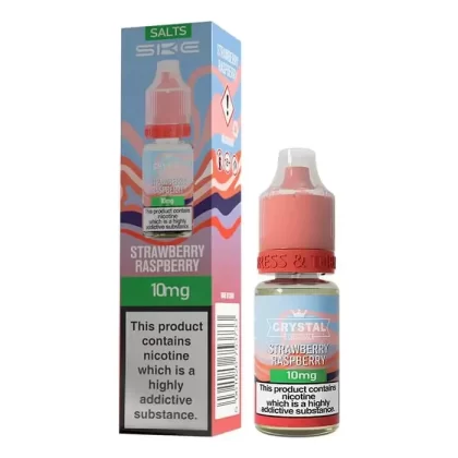 SKE Crystal Strawberry Raspberry Nic Salt E-liquid - 10mg