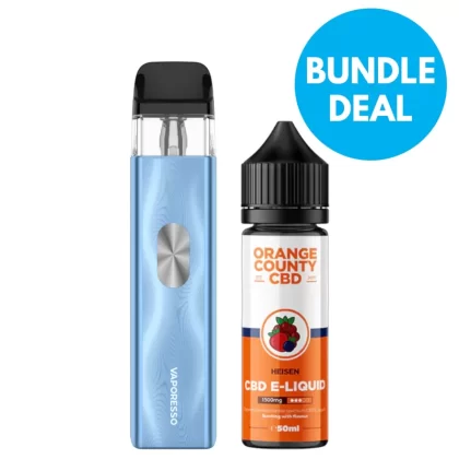 Medium Strength Orange County CBD 1500mg Bundle - Vaporesso / Orange County / Medium / 50ml / Pod Kit / 50VG/50PG