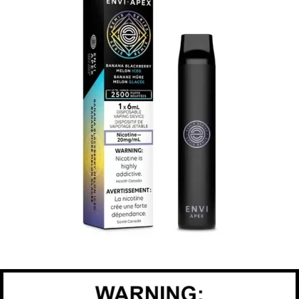 Banana Blackberry Melon Iced by ENVI Apex Disposable Vapes