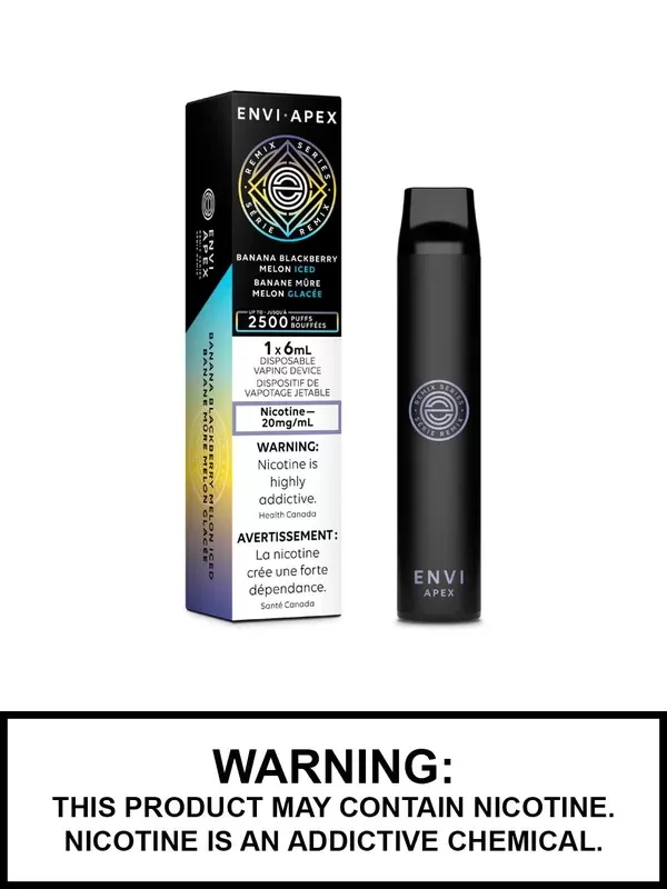 Banana Blackberry Melon Iced by ENVI Apex Disposable Vapes