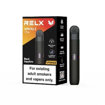 RELX Infinity 2 Plus Device - Black Sapphire, Blue Bay