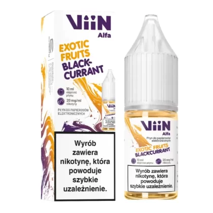 Liquid VIIN Alfa Salts 20mg 10ml Exotic Fruits Blackcurrant