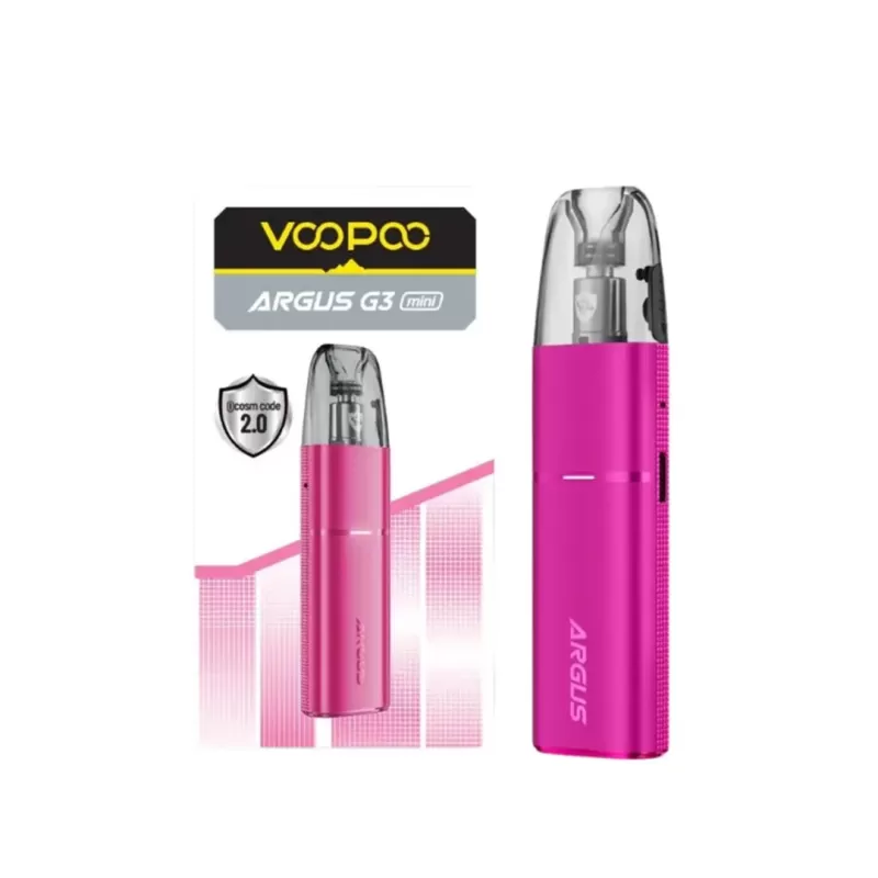 Voopoo Argus G3 Mini Vape Kit - Hot Pink - Image 3