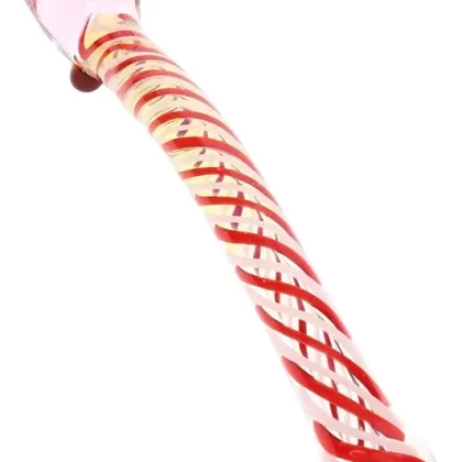 Pipa de cristal Sherlock a rayas en espiral «Neon Ripple» – 7.5″ – Surtida