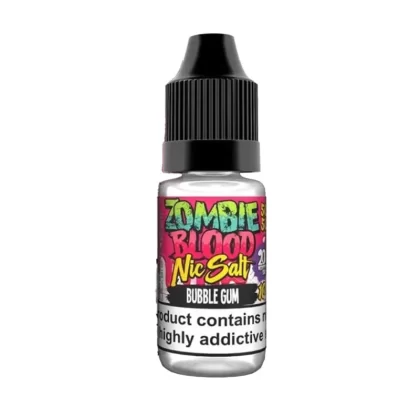 Zombie Blood Bubblegum Nic Salt Vape Juice - 10 Pack - Strength 10mg