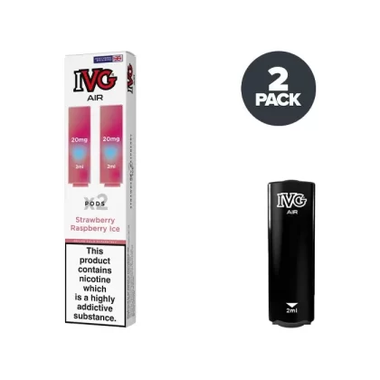Strawberry Raspberry Ice IVG Air Pre-filled Pods