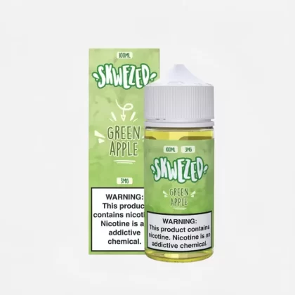 Skwezed Green Apple – Award-Winning Freebase E-Liquid - Uwinvapeaustralia