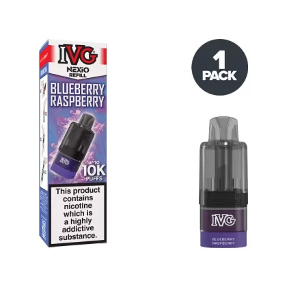 Blueberry Raspberry IVG Nexio Refill Pack