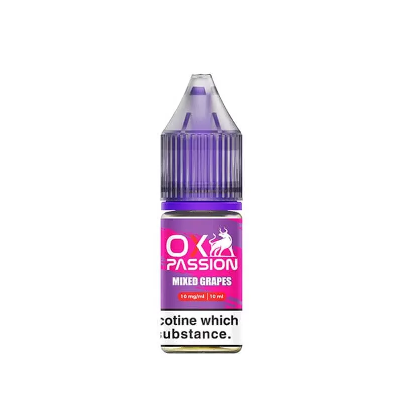Ox Passion Mixed Grapes Nic Salts E-Liquid 10ml