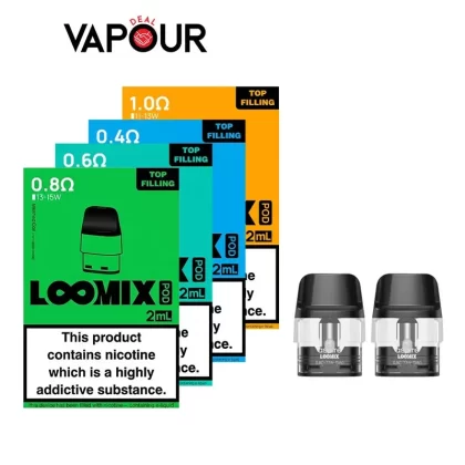 Aspire Loomix Replacement Pods - 0.4 Ohm