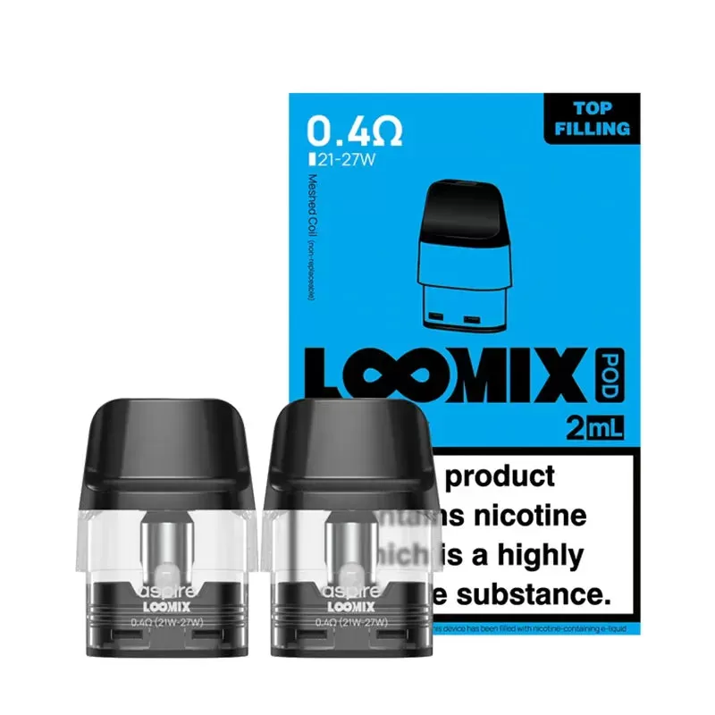 Aspire Loomix Replacement Pods - 0.4 Ohm - Image 3
