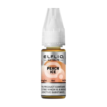 Peach Ice Elfliq Nic Salt by Elfbar