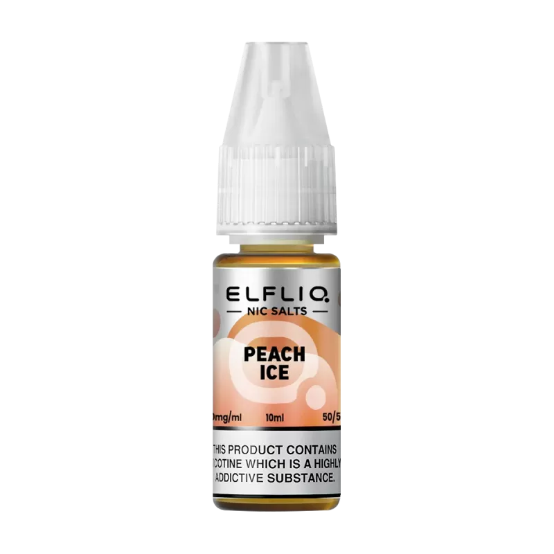 Peach Ice Elfliq Nic Salt by Elfbar