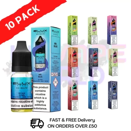 ELUX Bar LEGEND Nic Salt E-Juice 10ml – Box Of 10