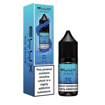 Elux Legend Mr Blue Nic Salt E-Liquid 10ml - Vape Product, Vape Product