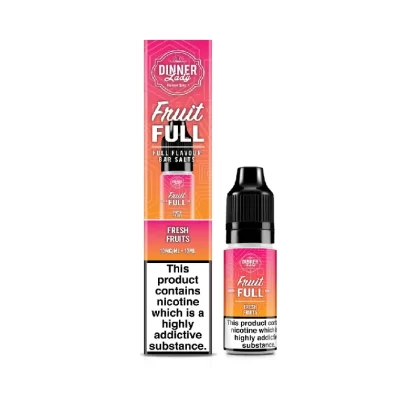 Dinner Lady Fruit Full Fresh Fruits 10ml Nic Salt